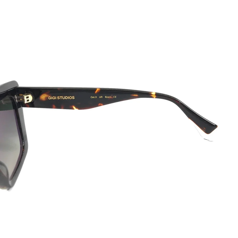 Gigi Studios Sunglasses ESMERALDA 6868/2 Dark Tortoise w/ Green Gradient Lenses